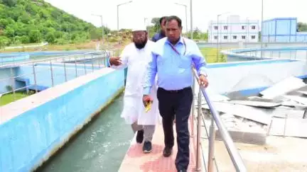 సిరిసిల్ల: జిల్లా కలెక్టర్, కేంద్ర అధికారుల బృందంతో కలిసి మిషన్ భగీరథ వాటర్ ట్రీట్మెంట్ ప్లాంట్, నీటి పారుదల ప్రాజెక్టులు తనిఖీ