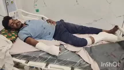 भीलवाड़ा: दादिया में दो बाइकों की आपस में जोरदार भिंडत, हादसे में एक बाइक सवार युवक गंभीर घायल