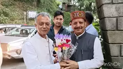 भलेई: विधानसभा की लोक लेखा समिति का डलहौजी पहुँचने पर विधायक डीएस ठाकुर ने किया स्वागत