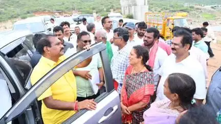 గోరుకల్లు జలాశయాన్ని సందర్శించిన, మంత్రి నిమ్మల రామానాయుడు