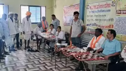 सैलाना: ग्राम पंचायत परिसर शिवगढ में सर्व रोग निदान चिकित्सा व नशामुक्ति परामर्श शिविर आयोजित