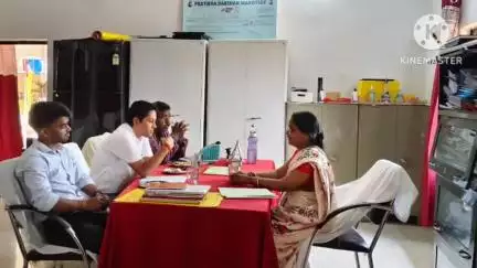 राहे: जल संरक्षण को लेकर टीम ने किया स्कूल का सर्वेक्षण