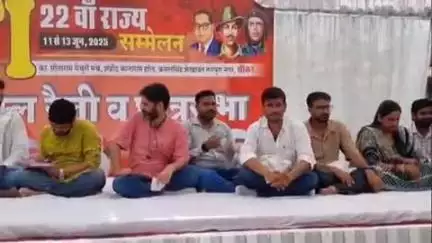 सीकर: एस के स्कूल के खेल ग्राउंड से जाट बाजार तक निकाली गई रैली, SFI का तीन दिवसीय राज्य सम्मेलन हुआ शुरू