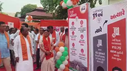 નાંદોદ: હરસિધ્ધિ માતા મંદિરે PM નરેન્દ્ર મોદી સરકારના 11 વર્ષ નિમિત્તે પ્રદર્શનની નિહાળી ડો,અનિલ પટેલ સાંસદ અને ધારાસભ્ય નિહાળી.