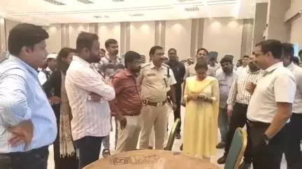 రేపు పోరంకిలో CM చంద్రబాబు కృష్ణా జిల్లా పర్యటన నేపథ్యంలో ఏర్పాట్లు పరిశీలించిన జిల్లా కలెక్టర్, జిల్లా ఎస్పి,