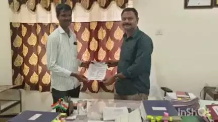 கலவை: கலவை வட்டத்தின் புதிய வட்டாட்சியராக சரவணன் பொறுப்பேற்றார்
