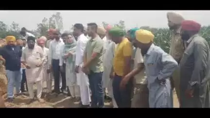 ਸੰਗਰੂਰ: ਜ਼ਿਲ੍ਹਾ ਸੰਗਰੂਰ ਦੇ ਪਿੰਡ ਨਰਾਇਣਗੜ੍ਹ ਵਿੱਚ 61 ਲੱਖ ਰੁਪਏ ਦੀ ਲਾਗਤ ਨਾਲ ਪੈ ਰਹੇ ਨਹਿਰੀ ਪਾਣੀ ਦੀ ਪਾਈਪਾਂ ਦੇ ਕੰਮ ਦਾ ਲਿਆ ਜਾਇਜ਼ਾ