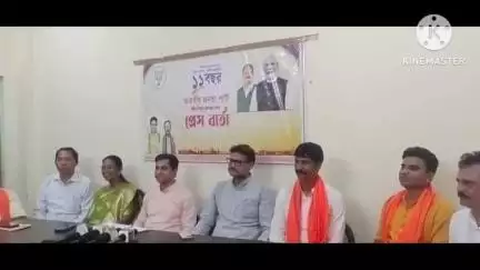 বিলোনিয়া: দক্ষিণ জেলার বিজেপি কার্যালয়ে অনুষ্ঠিত হয় সাংবাদিক সম্মেলন