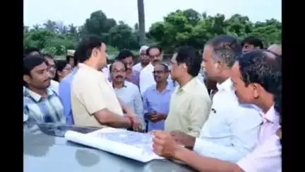 భీమిలి: సాగర్ నగర్, ఎండాడ రోడ్డు విస్తరణ పనులు పరిశీలించిన భీమిలి ఎమ్మెల్యే గంటా శ్రీనివాస్