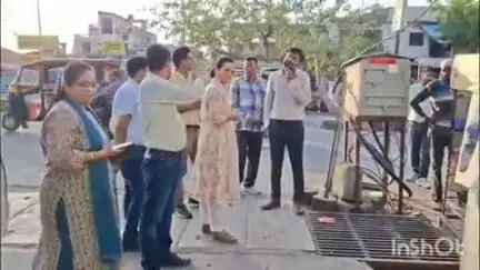 किशनगढ़: वर्षा ऋतु से पूर्व बरसाती नालों की सफाई हेतु SDM ने महावीर कॉलोनी सहित विभिन्न स्थानों का किया निरीक्षण