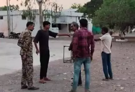 जतारा: वर्मामांझ गांव: बकरी खेत में जाने पर विवाद, युवक के साथ मारपीट