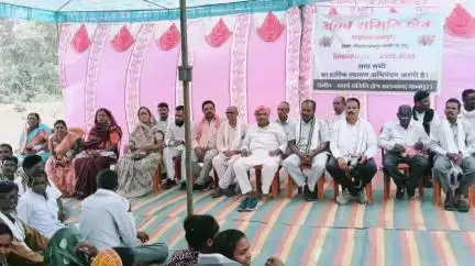 खड़गांव में विधायक मंडावी के नेतृत्व में ग्रामीणों और जन प्रतिनिधियों ने 6 सूत्रीय मांग को लेकर ज्ञापन सौंपा