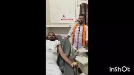 कौआकोल: कौवाकोल के समाजसेवी योगी त्याग ने महिला की जान बचाई, एक सूचना पर किया रक्तदान