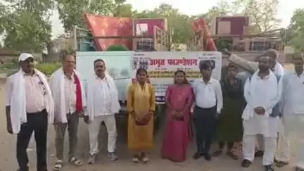 मेसकौर: अमृत फाउंडेशन की कन्यादान योजना के तहत लाभार्थियों के बीच बांटी गई लाखों रुपये की सामग्री