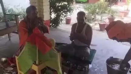 डंडारी: डंडारी थाना परिसर में जेठ पूर्णिमा के अवसर पर विधिपूर्वक की गई पूजा-अर्चना