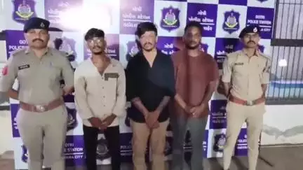 વડોદરા ઉત્તર: ધાક ધમકી આપી મારામારી કરતા ઈસમો ને પોલિસ એ ગોત્રી વિસ્તાર માંથી ઝડપી પાડ્યા