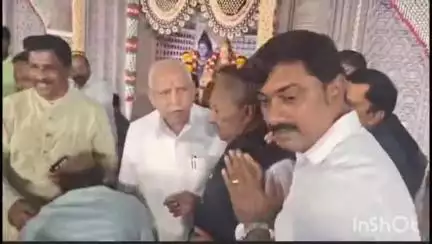 ಶಿಕಾರಿಪುರ: ಪಟ್ಟಣದಲ್ಲಿ ತೀವ್ರ ಕುತೂಹಲ ಮೂಡಿಸಿದ ಬಿಎಸ್‌ವೈ ಹಾಗೂ ಕೆ.ಎಸ್‌ ಈಶ್ವರಪ್ಪ ಭೇಟಿ