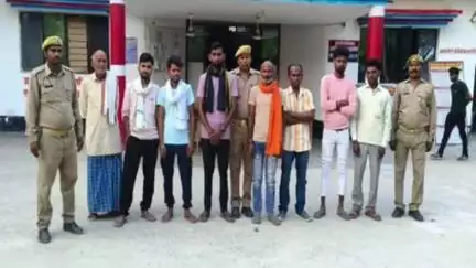 बदलापुर: महराजगंज पुलिस ने निवारक कार्रवाई करते हुए 8 अभियुक्तों को किया गिरफ्तार