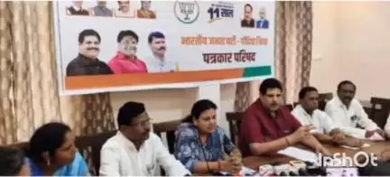 गोंदिया: मोदी सरकार विकसित भारताचा अमृतकाल आमदार विनोद अग्रवाल सेवा सुशासन गरीब कल्याणाची 11 वर्षे पत्रकार परिषदेत माहिती