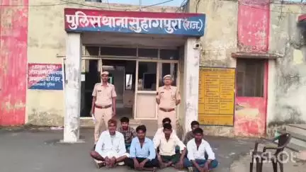 पीपलखूंट: सुहागपुरा के दोतड़ गांव में रास्ते के विवाद को लेकर पथराव, दो पक्षों में झड़प में दो घायल, सात गिरफ्तार