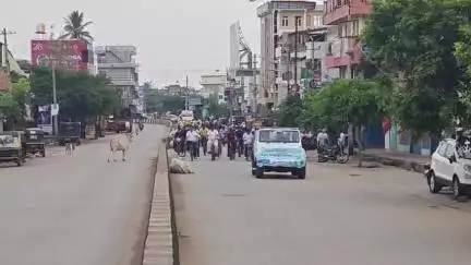 ಚಾಮರಾಜನಗರ: ನಗರದಲ್ಲಿ‌ ಗಮನ ಸೆಳೆದ  ಬೈಸಿಕಲ್ ಜಾಥಾ