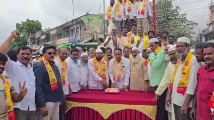రాష్ట్రంలో NDA కూటమి అధికారంలోకి వచ్చి ఏడాది పూర్తి అయిన సందర్భంగా ఆత్మకూరులో  విజయోత్సవ వేడుక నిర్వహించిన కుటమి నాయకులు