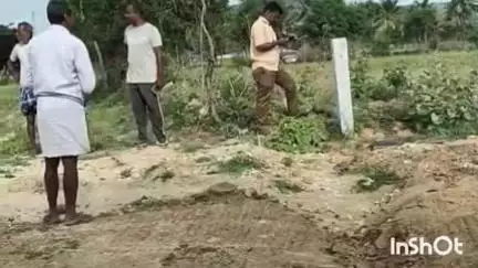 మదనపల్లి మండలం పూతబోలు గ్రామంలోని సూరయ్య చెరువును మింగేసిన క్వారీ నిర్వాహకుడు జబ్బల శ్రీనివాసులు