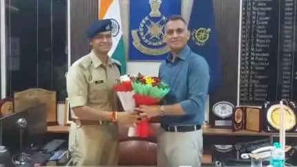 बालाघाट: जिले के नए एसपी आदित्य मिश्रा ने संभाला पदभार, पूर्व एसपी नगेंद्र सिंह को दी विदाई