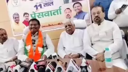 मेदिनीनगर (डालटनगंज): पलामू में पूर्व केंद्रीय मंत्री अर्जुन मुंडा ने गिनाई केंद्र की उपलब्धियां, कहा- साकार हो रहा विकसित भारत का सपना