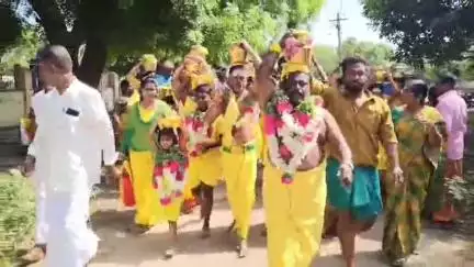 திருப்பத்தூர்: மேலையூர் உலக நாயகிய அம்மன் கோவிலில் பால்குடத் திருவிழா நடைபெற்றது