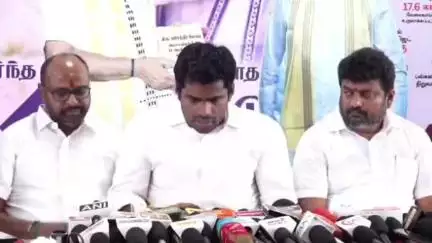 கோவை தெற்கு: பீளமேடு பகுதியில் பிரதமர் மோடி தலைமையிலான மத்திய அரசின் 11 ஆண்டு கால சாதனை வெளியிட்டு அண்ணாமலை பேட்டி