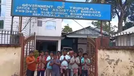 বিশালগড়: শ্রমিকদের শ্রমের টাকা আত্মসাৎ করার অভিযোগ বিএলবি কোম্পানির বিরুদ্ধে, ঘটনা বিশালগড় #jansamasya