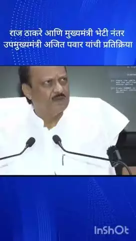 मुंबई: राज ठाकरे आणि मुख्यमंत्री देवेंद्र फडणवीस यांच्या भेटीनंतर उपमुख्यमंत्री अजित पवार यांनी आपली पहिली प्रतिक्रिया दिली आहे