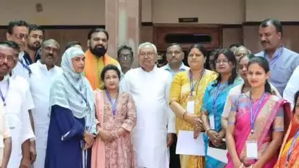 पटना ग्रामीण: मुख्यमंत्री नीतीश कुमार ने पटना में पंचायती राज प्रतिनिधियों के साथ की बैठक