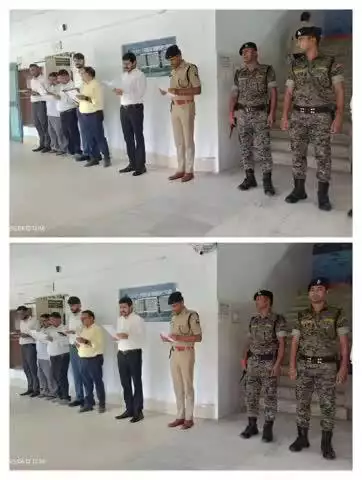 आज दिनांक-12.06.25 को समाहरणालय परिसर में जिला पदाधिकारी एवं पुलिस अधीक्षक, कटिहार विश्व बाल श्रम निषेध दिवस के अवसर पर पदाधिकारियो एवं कर्मियों को शपथ ग्रहण दिलाया गया I