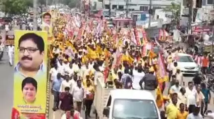 ఒంగోలు నగరంలో కూటమి పార్టీల ఆధ్వర్యంలో కూటమి ప్రభుత్వ సంవత్సర వేడుకలు.