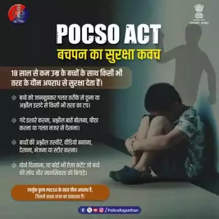 बचपन से खिलवाड़, अब नहीं! 

बचपन को यौन अपराध से सुरक्षित करने हेतु P.O.C.S.O. Act.

#POCSOAct