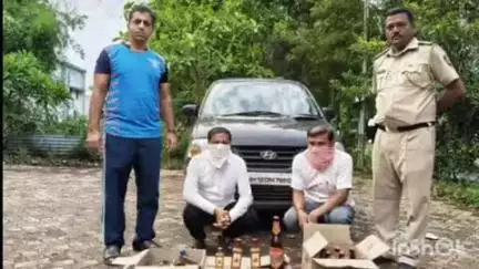 औसा: विदेशी दारू अवैध विक्रीसाठी घेवून जाणाऱ्या दोघांना निलंगा तें लामजना जाणाऱ्या रोडवर किल्लारी पोलिसांनी केली अटक