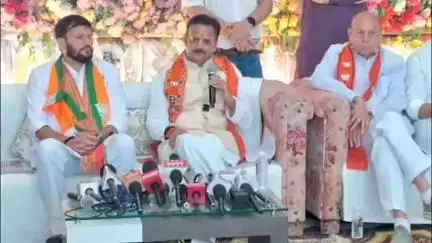 सागर: निजी होटल में डिप्टी सीएम राजेंद्र शुक्ल ने गिनवाईं केंद्र सरकार की उपलब्धियां