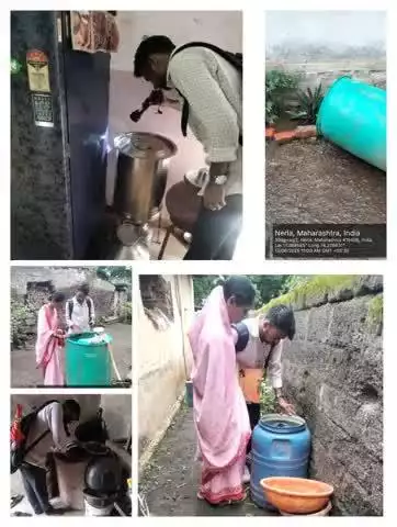 आज दिनांक 12/06/2025 रोजी प्राथमिक आरोग्य केंद्र नेर्ले अंतर्गत उपकेंद्र नेर्ले 2 कार्यक्षेत्रात येणाऱ्या कुलकर्णी  पाटिल गल्ली येथे गृहभेटी देऊन ग्रामस्थांच्या आरोग्याविषयी विचारणा करून कंटेनर सर्व्हे करून ज्या कंटेनर आळ्या आढळल्या ते रिका