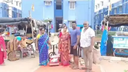 గుడివాడ టిడ్కో కాలనీలో రేషన్ సరుకులు పంపిణీ సమస్య పరిష్కారమైనట్లు తెలిపిన కాలనీవాసులు #localissue