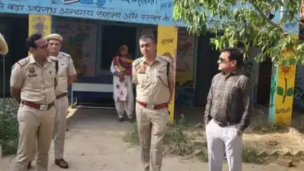 नूह: तावडू क्षेत्र में पंचायत राज उपचुनाव शांतिपूर्ण ढंग से कराने के लिए पुलिस ने किया फ्लैग मार्च