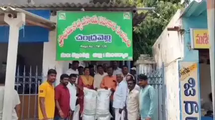 బెల్లంపల్లి: బెల్లంపల్లి ప్రాథమిక వ్యవసాయ సహకార సంఘం ఆధ్వర్యంలో రైతులకు సబ్సిడీపై జీలుగా విత్తనాలు అందజేసిన జిల్లా వ్యవసాయ అధికారులు