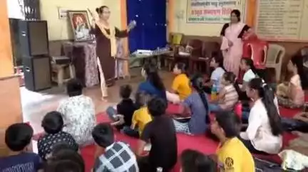 बासोदा: बासौदा के मिल माता मंदिर में संस्कृत सम्भाषण शिविर का आयोजन