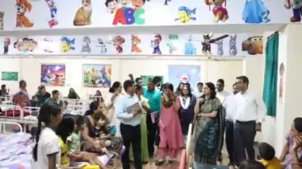 देवास: ग्राम बांगर स्थित अमलतास अस्पताल में जिला पंचायत सीईओ ने पोषण पुनर्वास केंद्र का किया निरीक्षण