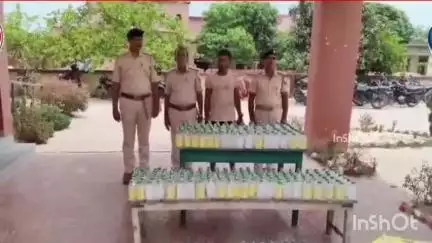 बनकटवा: पुलिस ने 360 बोतल नेपाली कस्तूरी शराब के साथ एक तस्कर को किया गिरफ्तार