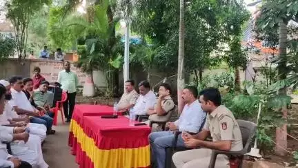 ಬಸವಕಲ್ಯಾಣ: ಸಾಮಾಜಿಕ ಜಾಲತಾಣಗಳಲ್ಲಿ ಕೋಮು ಸೌಜಾರ್ಧತೆಗೆ ಧಕ್ಕೆ ತರುವ ಸಂದೇಶ ಹರಿಬಿಡುವವರ ವಿರುದ್ಧ ಕಠಿಣ ಕ್ರಮ; ನಗರದಲ್ಲಿ ಡಿವೈಎಸ್ಪಿ ನ್ಯಾಮಗೌಡರ್
