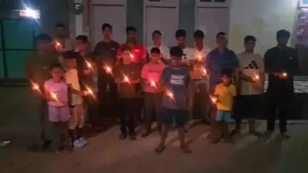 बीकानेर: अहमदाबाद में एयर इंडिया के विमान क्रैश में मरे यात्रियों को नाल वासियों ने दी श्रद्धांजलि
