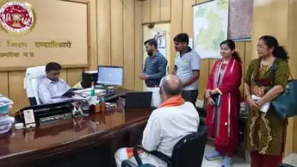पाली: सक्षम टीम ने कलेक्टर से भेंट कर अपनी गतिविधियों की जानकारी दी