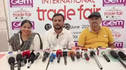 ଛତ୍ରପୁର: ବ୍ରହ୍ମପୁରରେ ଦ୍ବିତୀୟ ଆନ୍ତର୍ଜାତୀୟ ଟ୍ରେଡ୍ ଫେର୍ କୁ ନେଇ ସାମ୍ବାଦିକ ସମ୍ମିଳନୀ, ସୂଚନା ଦେଲେ ଗୁପ୍ତା ଇଭେଣ୍ଟ ମ୍ଯାନେଜମେଣ୍ଟ ନିର୍ଦ୍ଦେଶକ